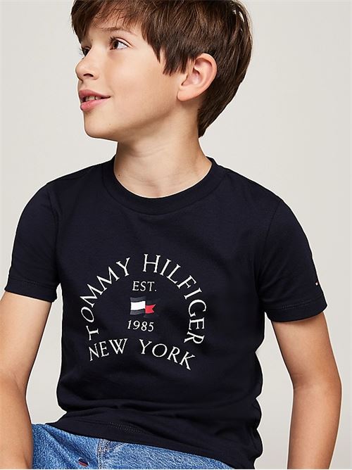 nautical arch printed reg tee TOMMY HILFIGER | KB0KB09278DW5